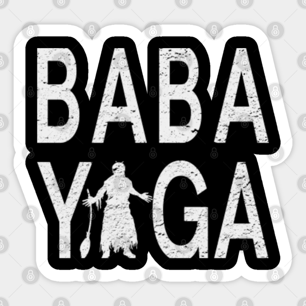 Baba Logo Baba Yaga Sticker TeePublic